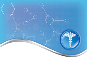 Abstract medical background with medical symbol.