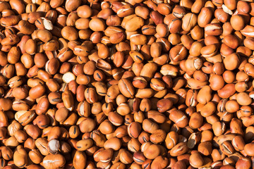 Grilled chinese beans in a market, China
