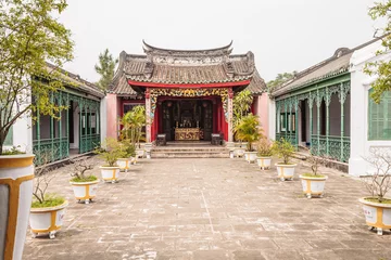 Fototapeten Hoi-An Vietnam, Chineese tempel © John Hofboer