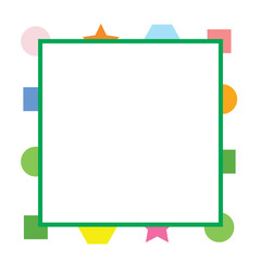 Cute colorful Geometry abstract background wallpaper