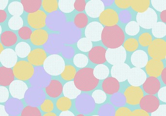 Seamless dots background. Vector repeating texture.