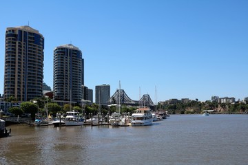 Living in Brisbane at the Brisbane River, Queensland Australia 