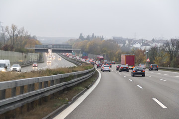 dusky highway scenery