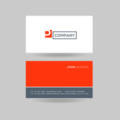 Letter G Logo Icon with Business Card Template Vector.