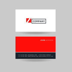 Letter G Logo Icon with Business Card Template Vector.