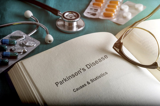  Open Book Of Parkinson's Disease, Conceptual Image 