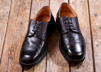 black men's shoes