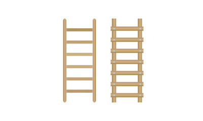 Wooden ladder icon