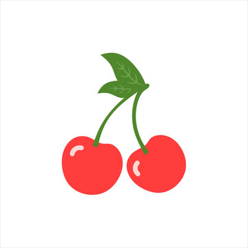 Cherry Vector Icon