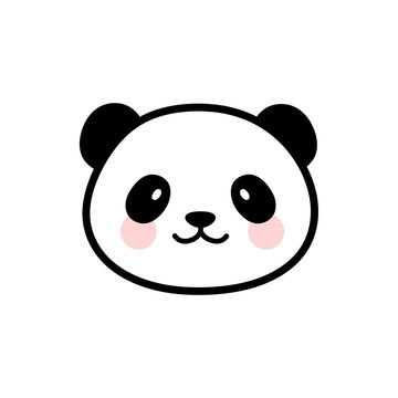 panda cartoon face