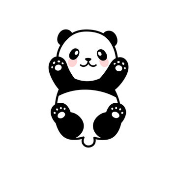 Cute Panda Vector Icon Stock Vector Adobe Stock Cute Panda Vector Icon Stock Vector Adobe Stock