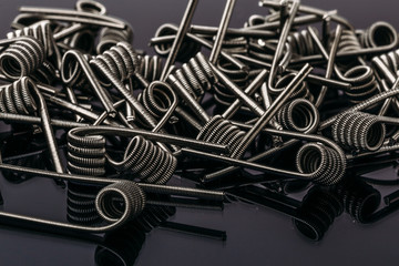 Group of Fussed Clapton Coils for vape or e-cig dripping atomizers or RDA, accessories for vaping