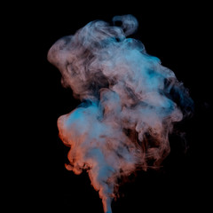 smoke on dark background