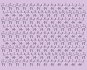background baby carriage