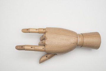 wooden hand