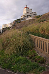 Fototapeta na wymiar house on the cliff