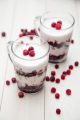 Dessert in a glass