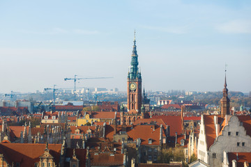 Obraz premium Tower of City Hall, Gdansk