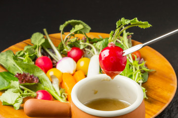 バーニャカウダ　Bagna cauda Italian cuisine