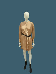 Full-length female mannequin.