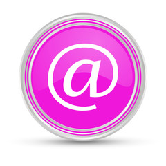 Pinker Button - At Zeichen