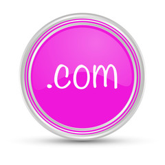 Pinker Button - .com Webadresse