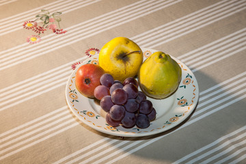 Quatre fruits d'automne