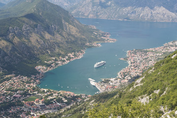 Scenic view from Kotor, Montenegro.