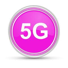 Pinker Button - 5G Breitband