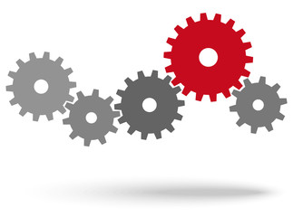 gears for cooperation symbolism