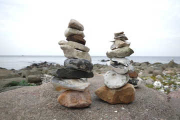Steinmännchen an der Ostsee