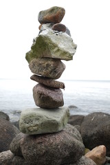 Steinmännchen an der Ostsee