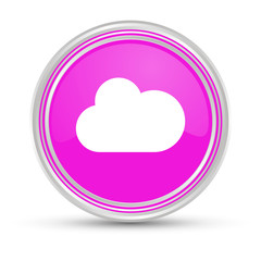 Pinker Button - Wolke - Cloud-Service