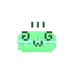 pixel macaroon with emotion for games and web sites