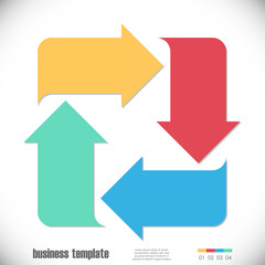 business info graphic template