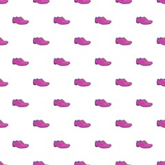 Men classic shoes pattern, cartoon style