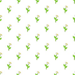 Daisy pattern, cartoon style