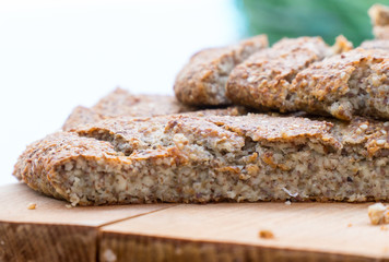 Organic Bread closeup