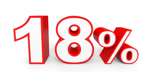 Eighteen percent off. Discount 18 %.