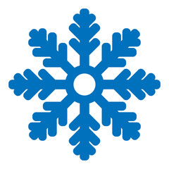 Icon Snowflake isolated on white background. 