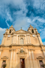 Saint Paul's Cathedral in Mdina, Malta