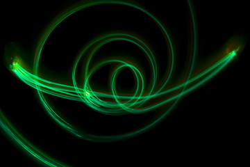 Overlay light, an abstract pattern on a dark background