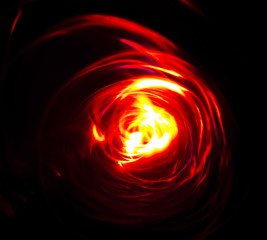 Overlay light, an abstract pattern on a dark background