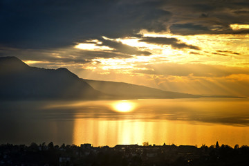 Fototapeta premium Schweiz, Genfer See