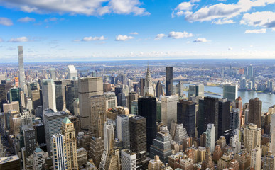 Fototapeta na wymiar New York, Vue sur les buildings de Manhattan