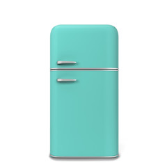 Retro kitchen fridge