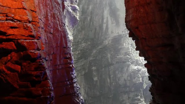 Orrido cascata di Varone gola e canyon