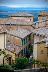Old town rooftops in Italy