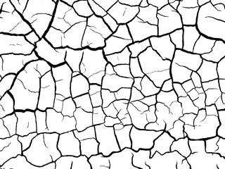 structure of the cracked earth a vector a background