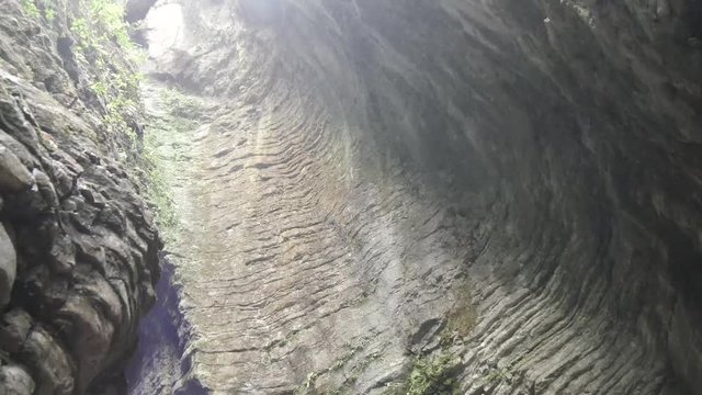 Orrido cascata di Varone gola e canyon